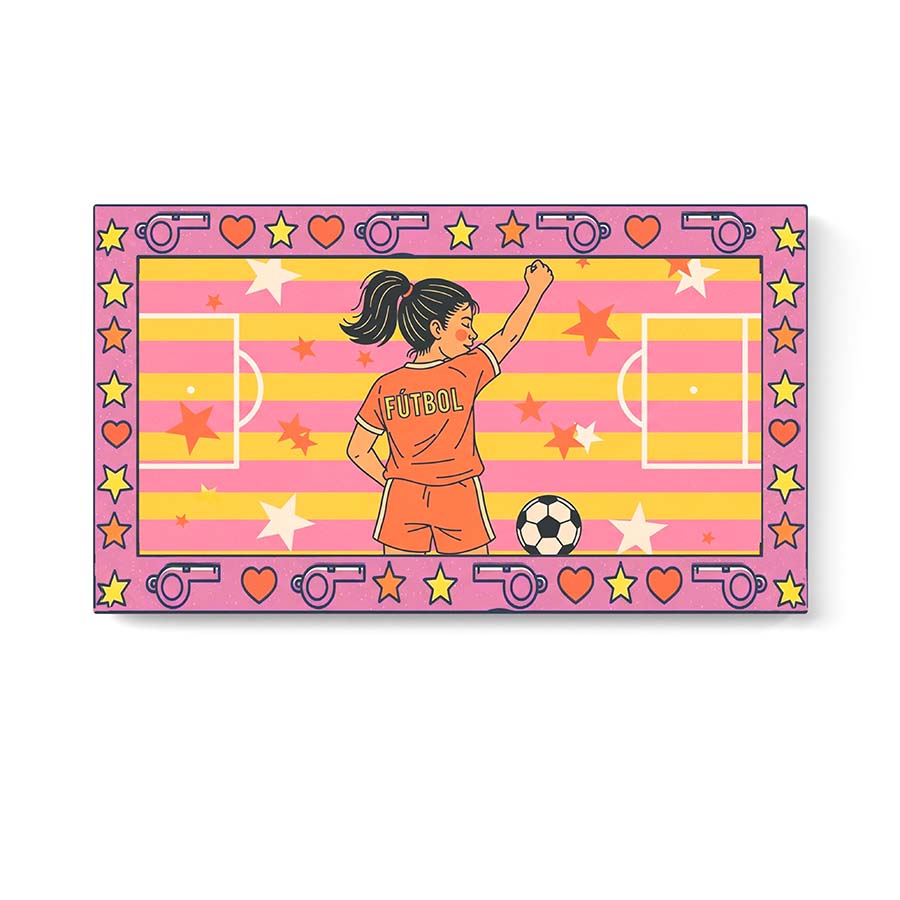 Cabeceras futbol para camas de niña modernas Juego de Estrellas - Imagen 2