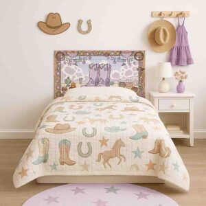 Cabeceras temáticas vaqueras para niñas habitación Pasos Vaqueros