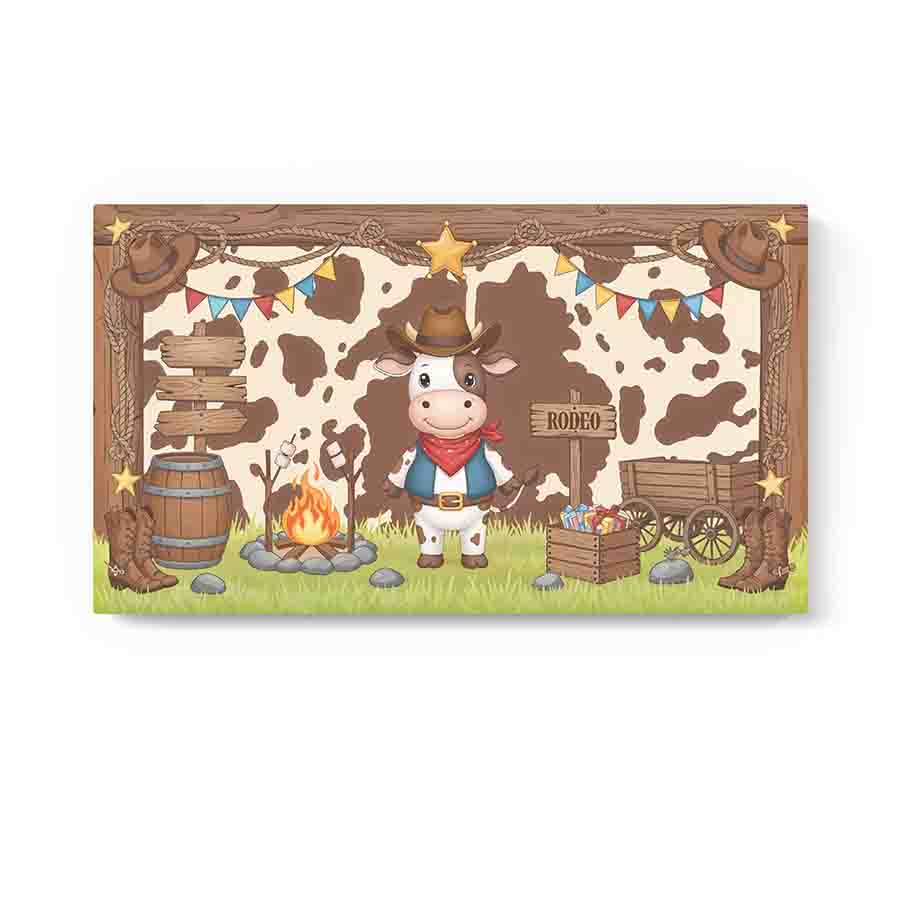 Cabeceras decorativas vaqueros modernas para niños Rodeo Campestre - Imagen 2