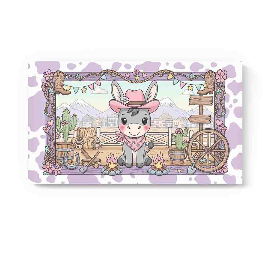 Cabeceras decorativas vaqueras modernas para niñas Sonrisa Vaquera - Imagen 2