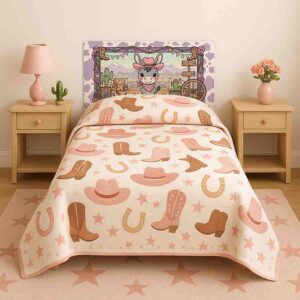 Cabeceras decorativas vaqueras modernas para niñas Sonrisa Vaquera