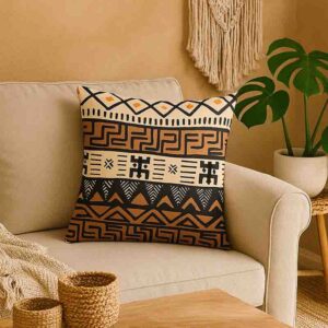 Fundas Decorativas Estilo Africano Tribal Geométrico Mod.1