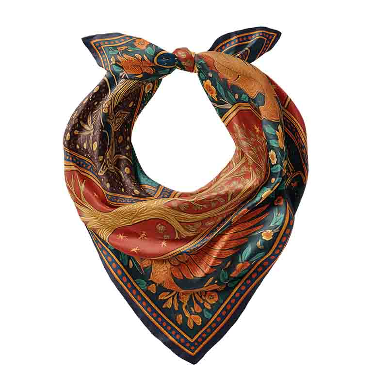 Pañuelo místico árbol dorado para dama Cuello o cabello Arabella - Imagen 2