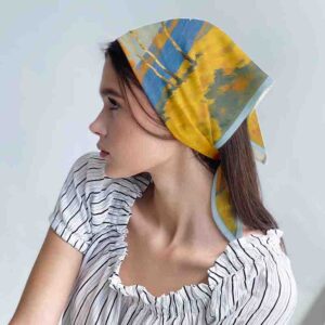 Mascada otoñal para dama Pañuelo para cuello o cabello