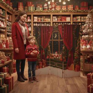 Biombo divisor decorativo navidad Reflejos de Navidad