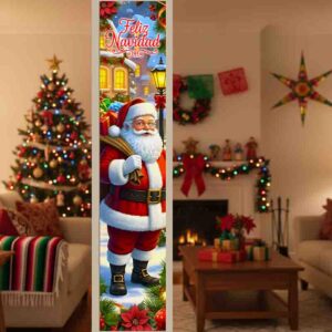 Decoración Navidad adornos festivos elegantes Santa Claus