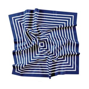 Elegante  Mascada para mujer azul mod Versalles