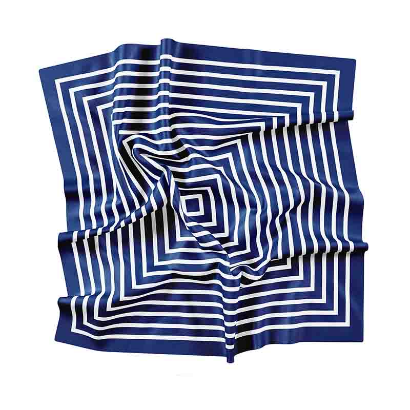 Elegante Mascada para mujer azul mod Versalles