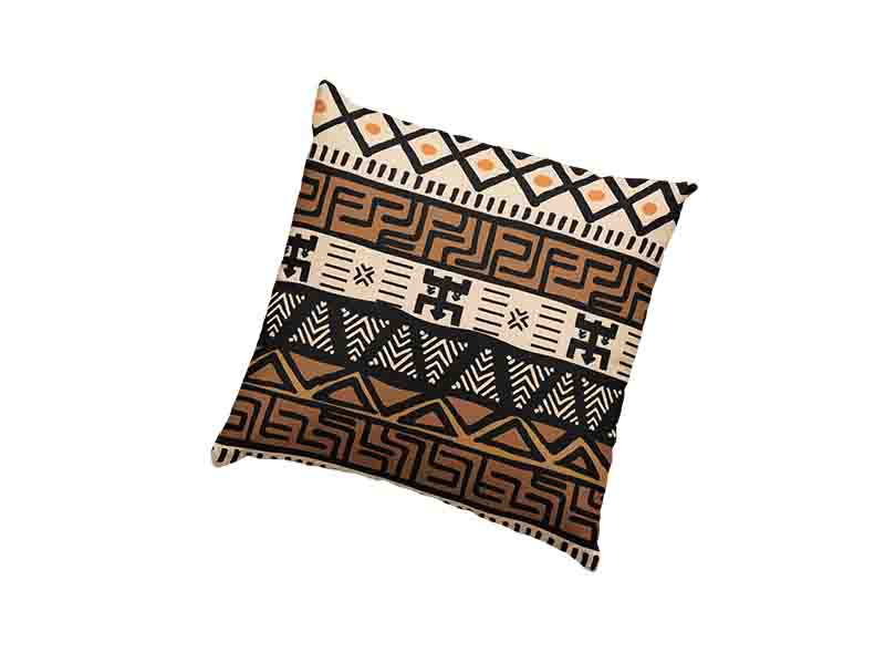 Fundas Decorativas Estilo Africano Tribal Geométrico Mod.1 - Imagen 2