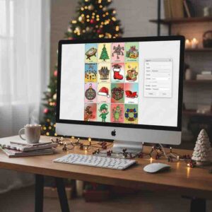 Lotería Navideña Mexicana Imprimible Cartas Para Fiesta