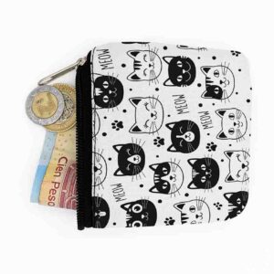 Monederos estampados de gatos ideal para regalos Mod.3