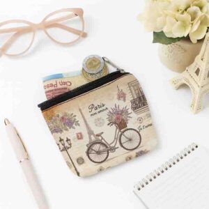 Bolsos Monederos París Torre Eiffel Estilo Chic para Mujer Mod.6