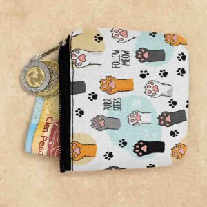 Monederos para dama con temática de gatos divertidos Mod.7