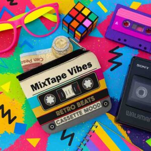 Monederos fiesta de los 80s Accesorios Únicos  Mod.7