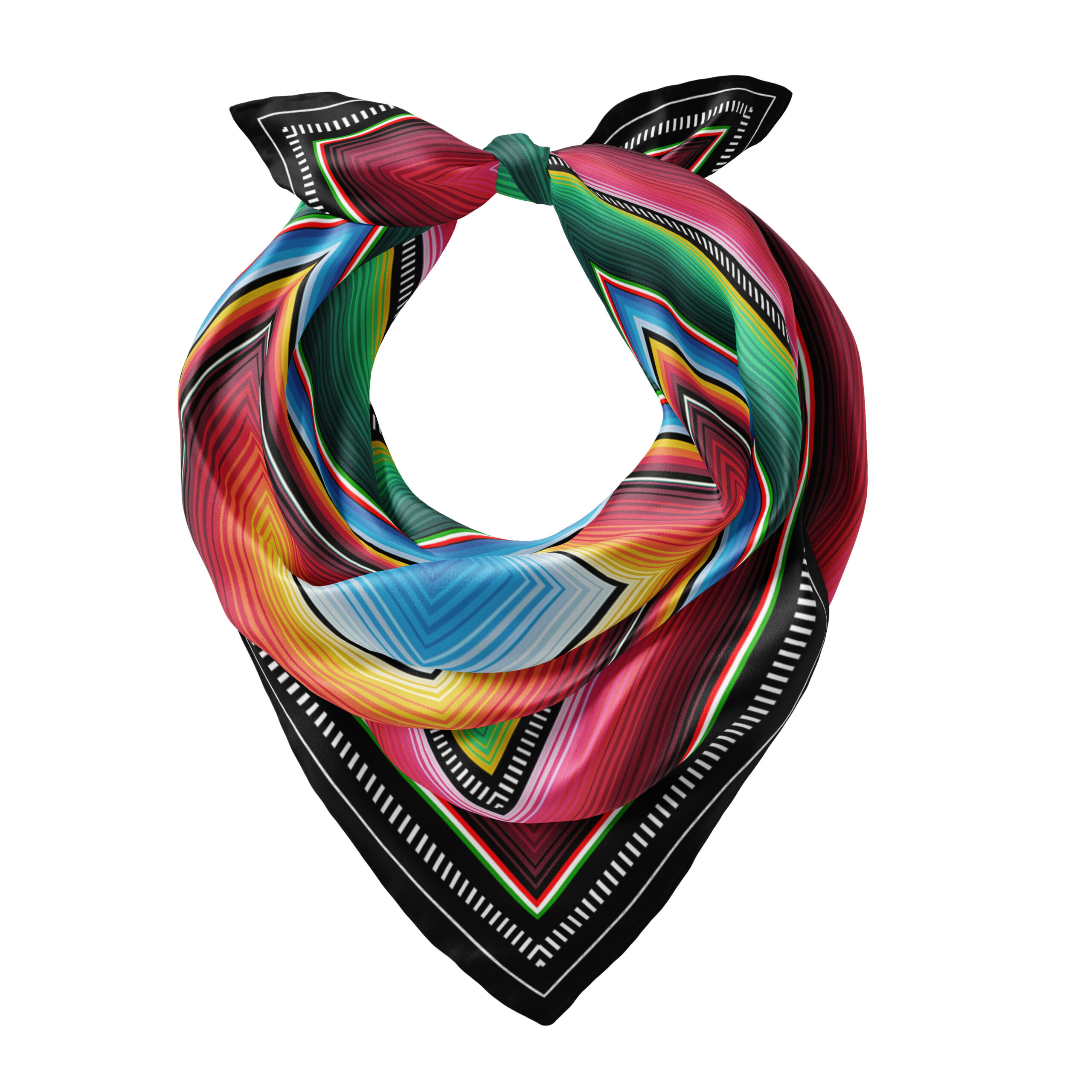 Mascada Mexicana Modelo Sarape - Imagen 2