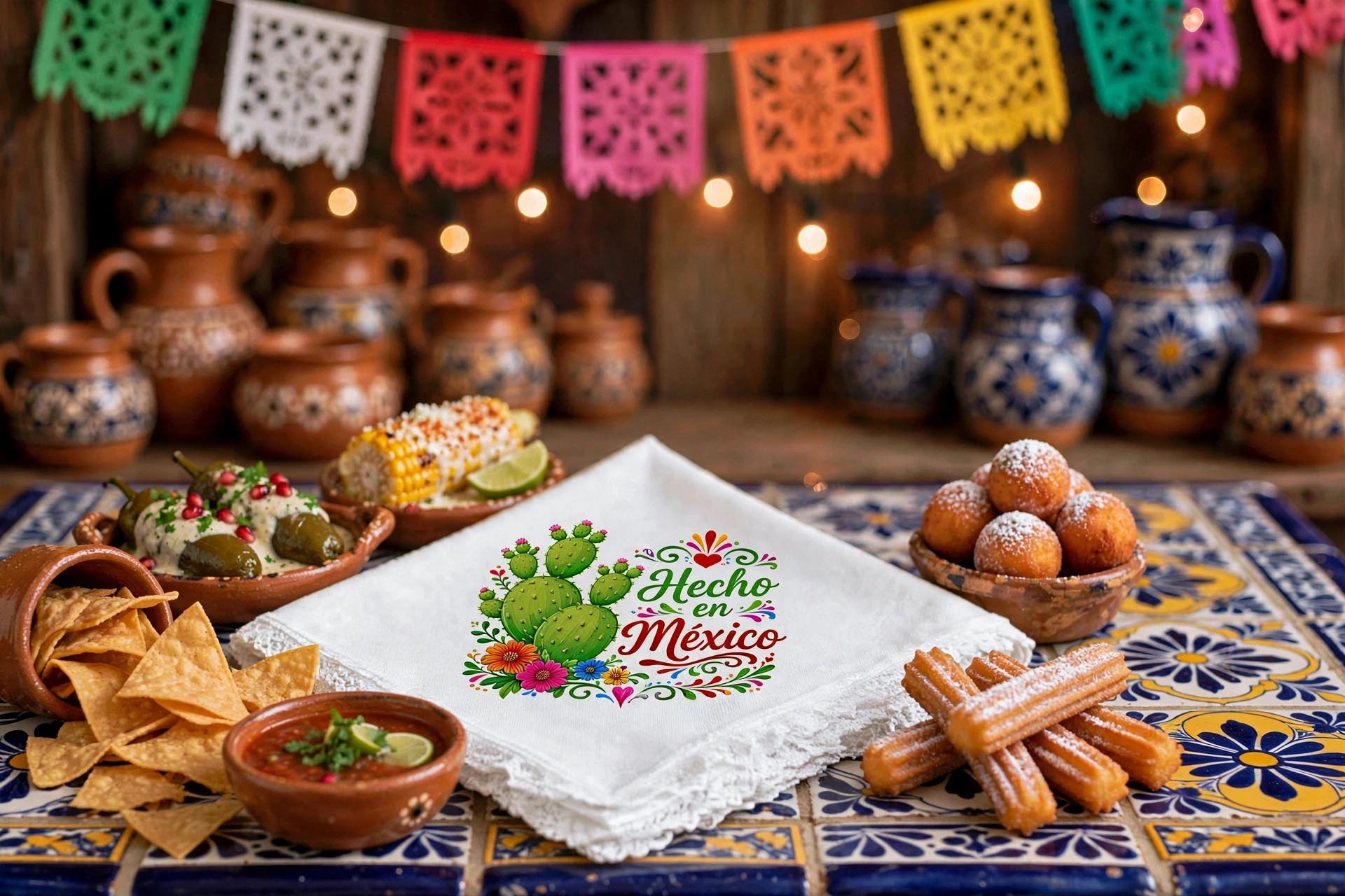 Servilletas Septiembre Nopal - Imagen 2