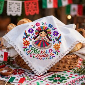 Servilletas Septiembre Muñeca