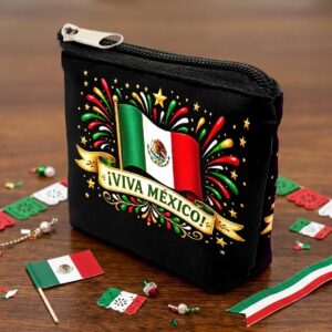 Set de Monederos México Tricolor: Lleva el Orgullo Nacional Contigo