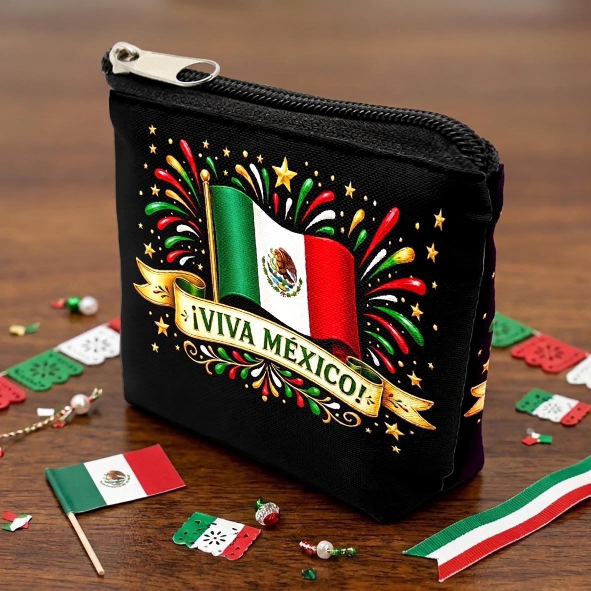 Set de Monederos México Tricolor: Lleva el Orgullo Nacional Contigo