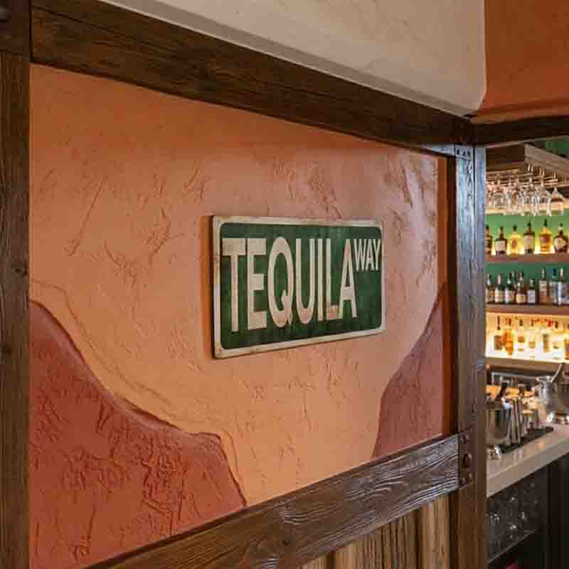 Letrero "Tequila Way" Vintage en MDF 40x15 cm para Bar, Cantina y Hogar. - Imagen 6