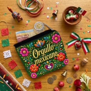 Set de Monederos Orgullo Patrio: Colores que Celebran Nuestra Tierra