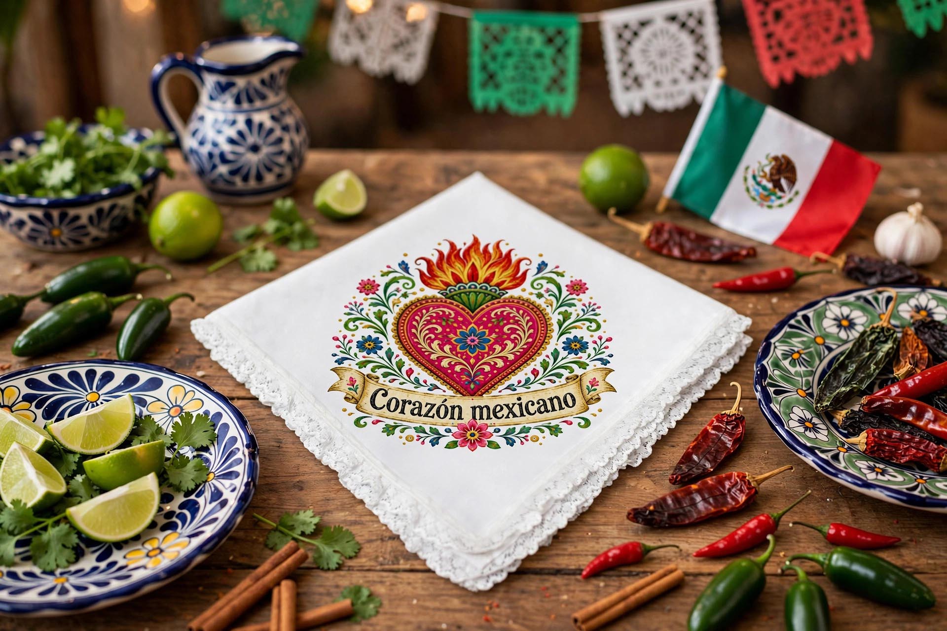 Servilletas Septiembre Corazón - Imagen 2