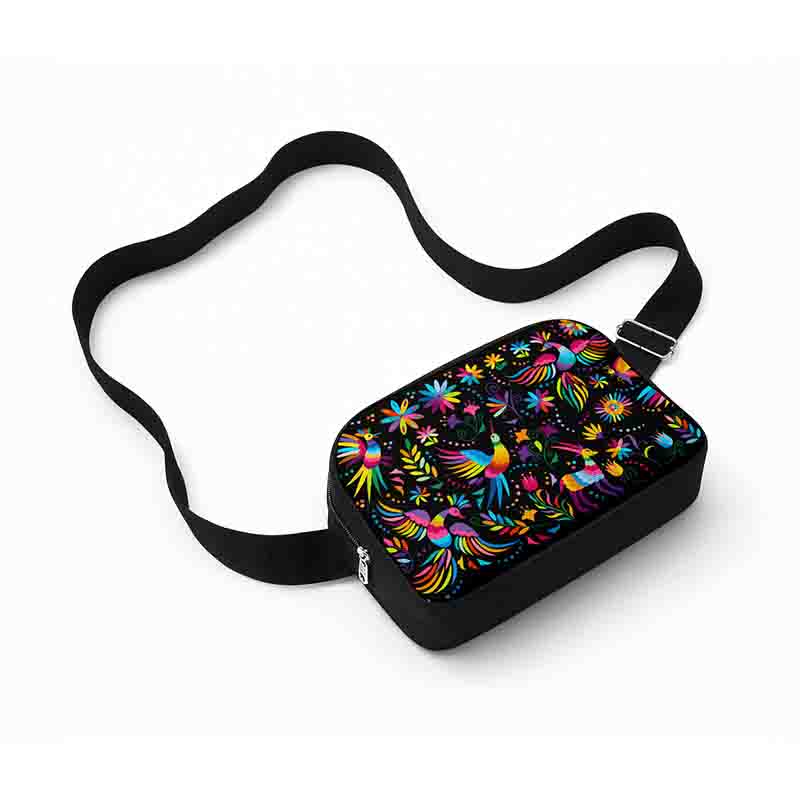 Cangurera Modelo Huichol Crossbody Ajustable para Mujer y Hombre. - Imagen 5