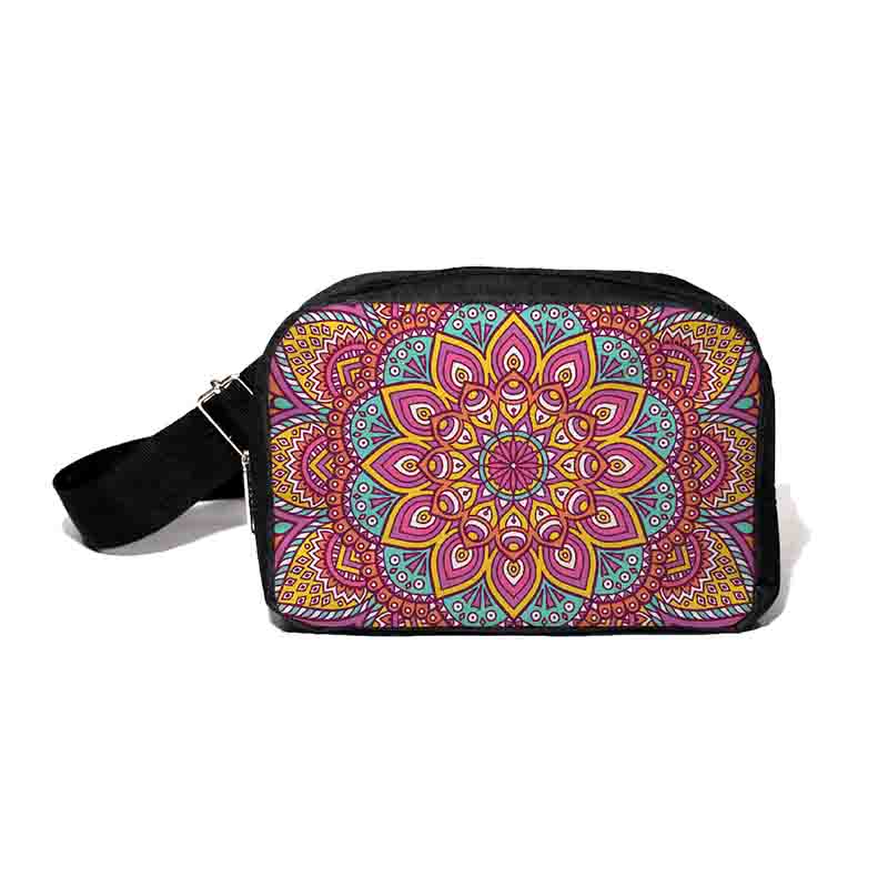 Cangurera Modelo Mandala Multicolor Ajustable para Mujer. - Imagen 7