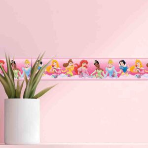 Cenefas Decorativas Infantiles Adhesivas para Niñas Princesas Mod. 2