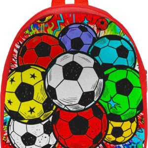 Mochila Dulcera Fútbol Modelo Fútbol Multicolor para Fiesta Infantil.