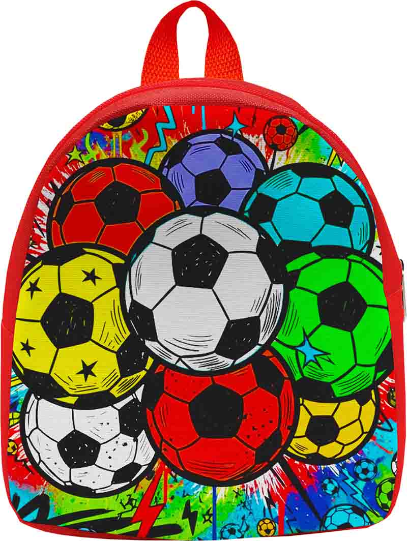 Mochila Dulcera Fútbol Modelo Fútbol Multicolor para Fiesta Infantil.