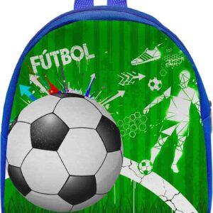 Mochila Dulcera Fútbol Modelo Tiro a gol para Fiesta Infantil.