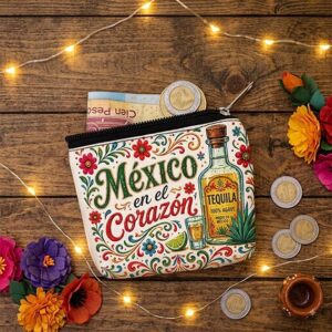 Set de Monederos Corazón de Agave: Un Brindis por México