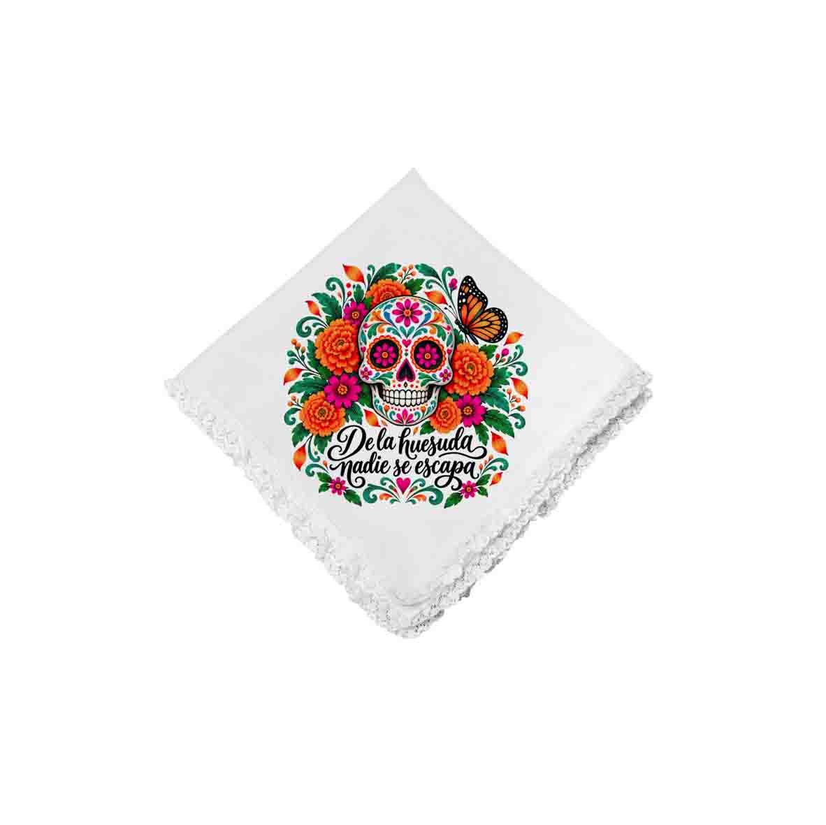 Servilleta Decorativa Día de Muertos De la Huesuda Nadie se Escapa - Imagen 2