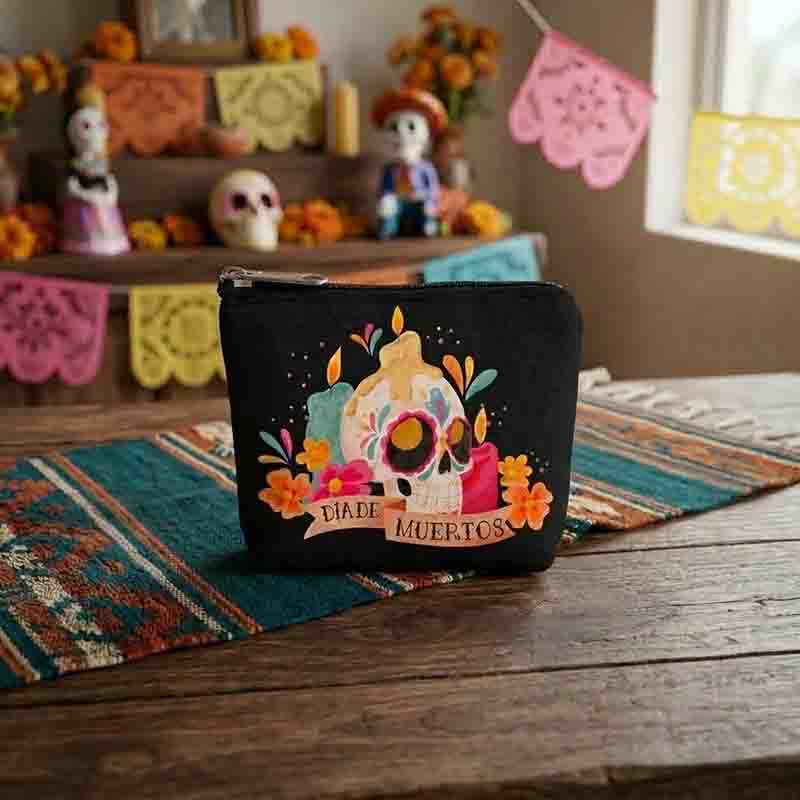 12 Monederos Decorativos Día de Muertos en Diseños Variados - Imagen 3