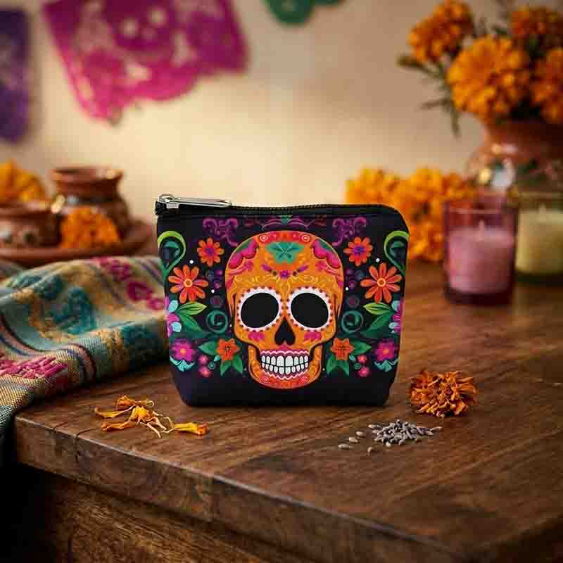 12 Monederos Decorativos Día de Muertos en Diseños Variados - Imagen 5