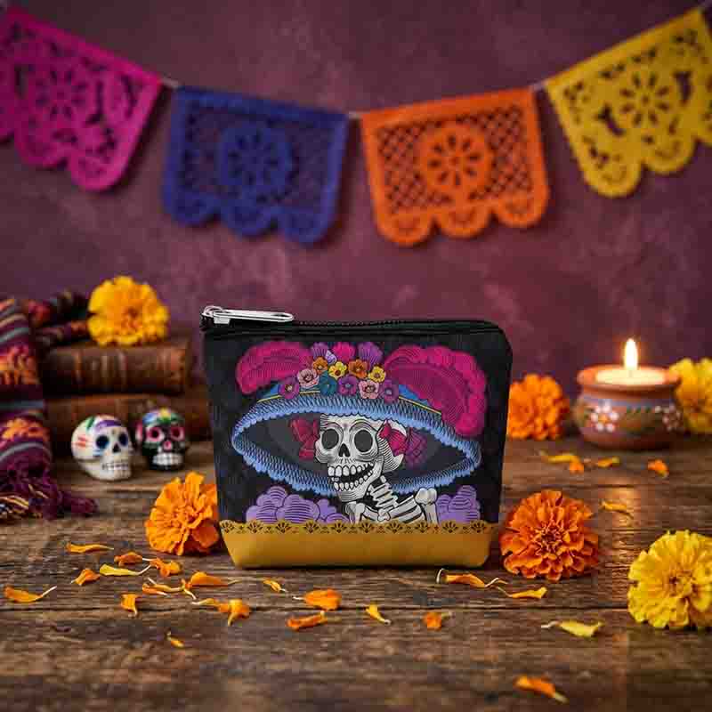 12 Monederos Decorativos Día de Muertos en Diseños Variados - Imagen 7