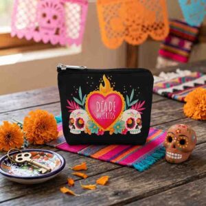 Monedero Mexicano Mod. Corazón de Muertos