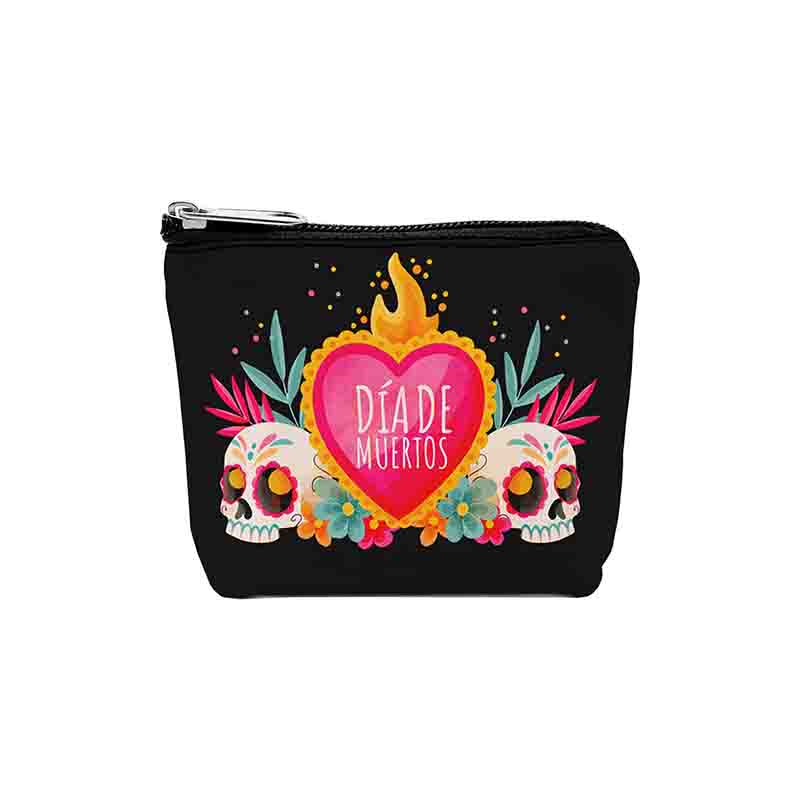 Monedero Mexicano Mod. Corazón de Muertos - Imagen 3