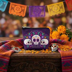 Monedero Colorido Mod. Fiesta de Calaveritas