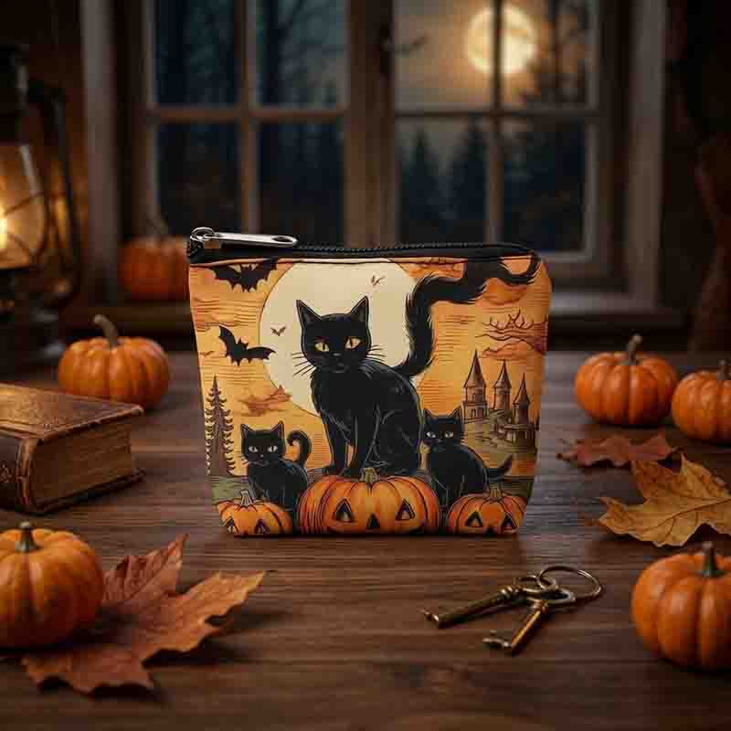 Monedero Otoñal Mod. Halloween Tenebroso