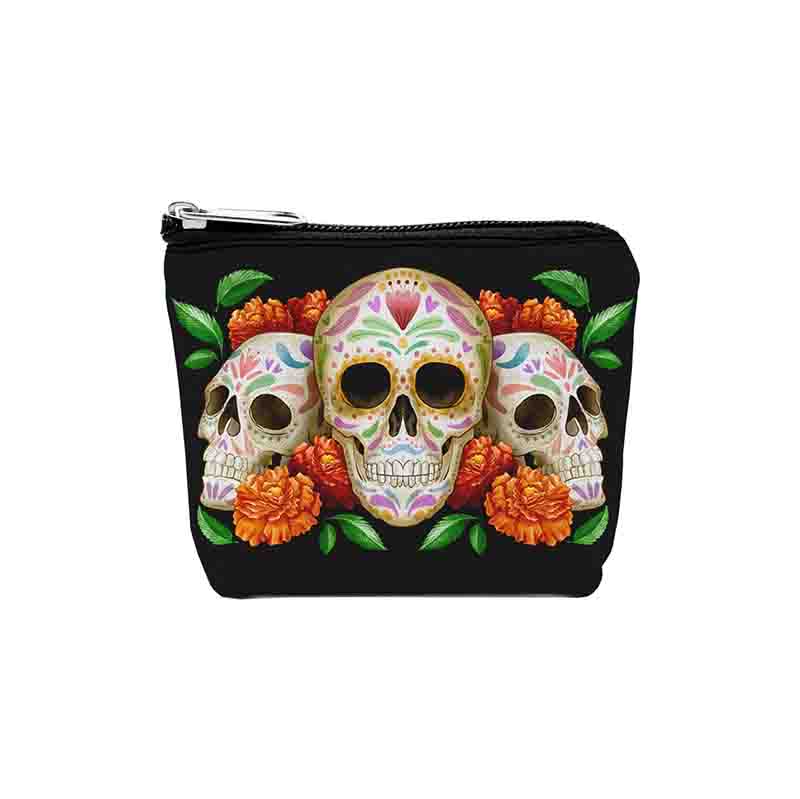 Monedero Calaveras Mexicanas Mod. Trío de Calaveras - Imagen 3