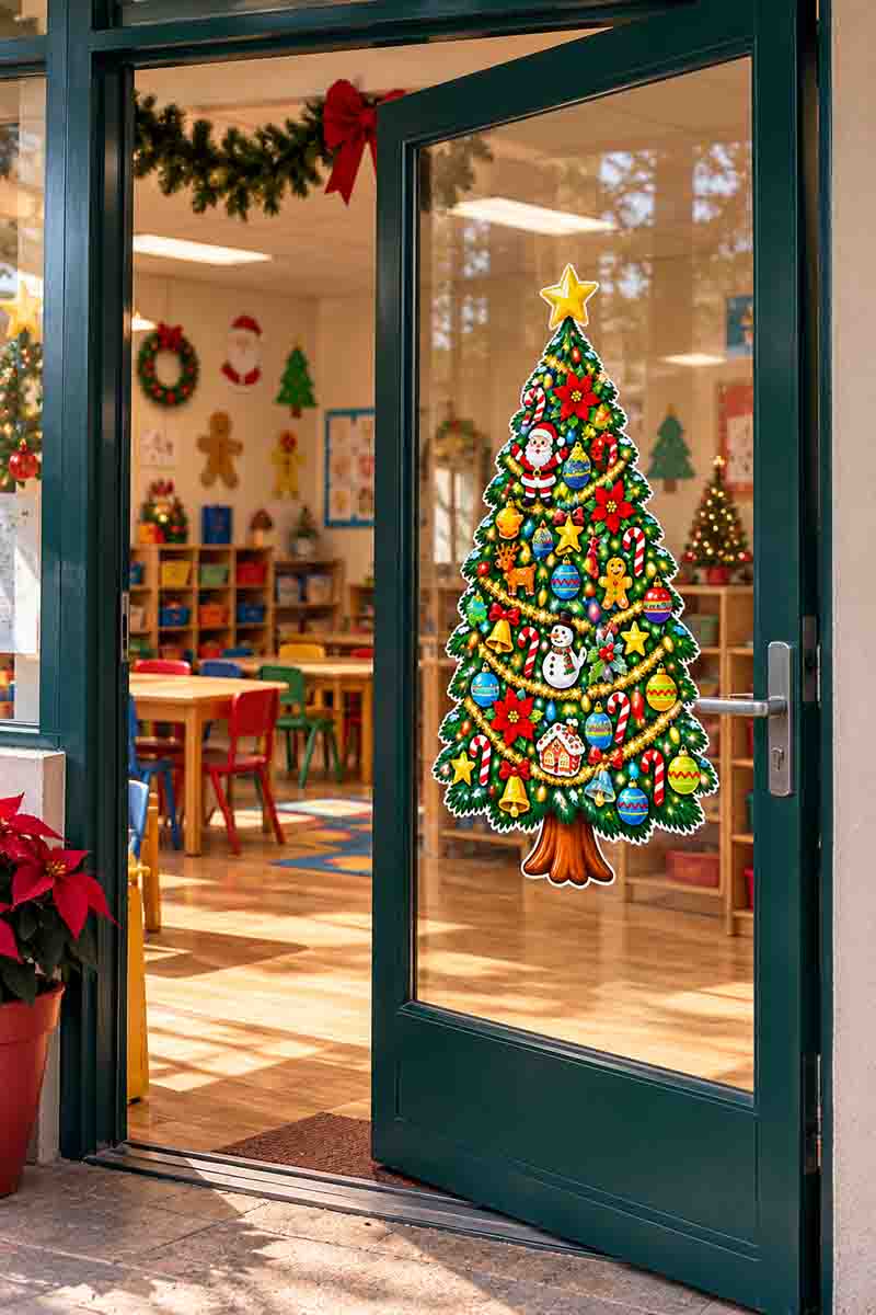 Decoración Vinil Adhesivo Mod. Árbol de Navidad - Imagen 4