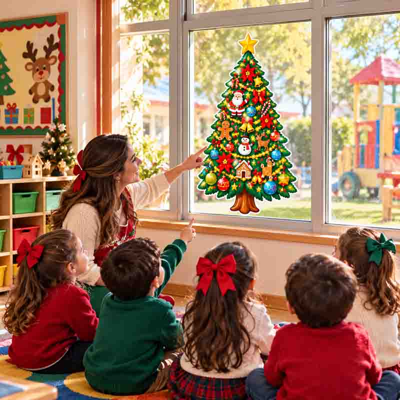 Decoración Vinil Adhesivo Mod. Árbol de Navidad - Imagen 5