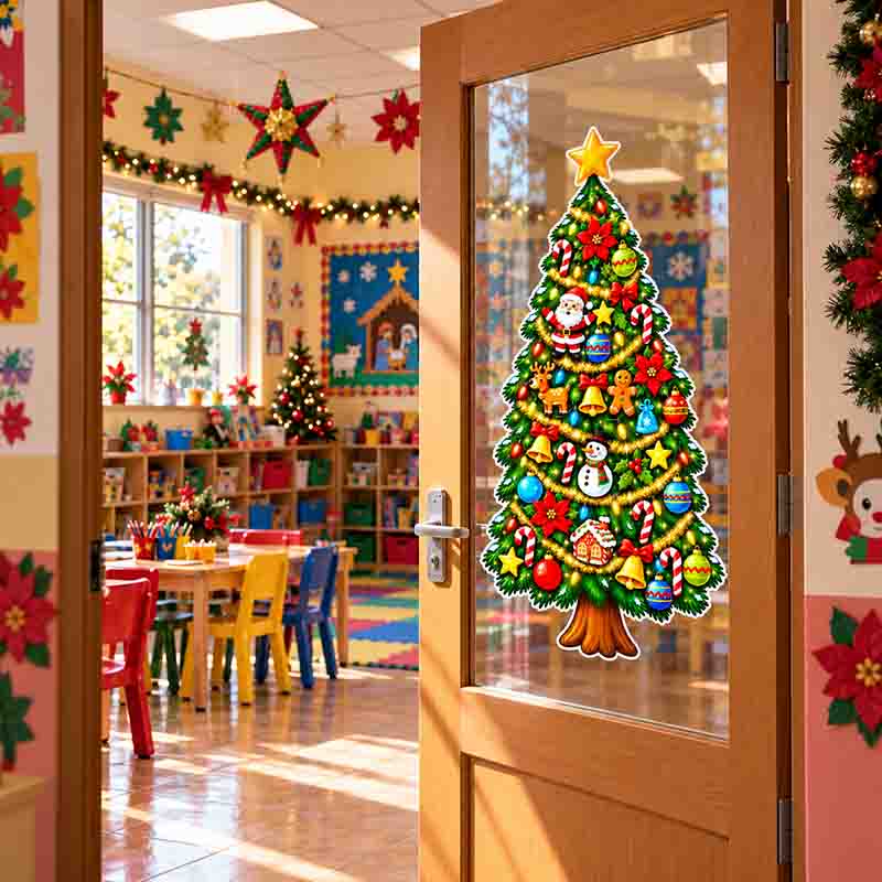 Decoración Vinil Adhesivo Mod. Árbol de Navidad - Imagen 7