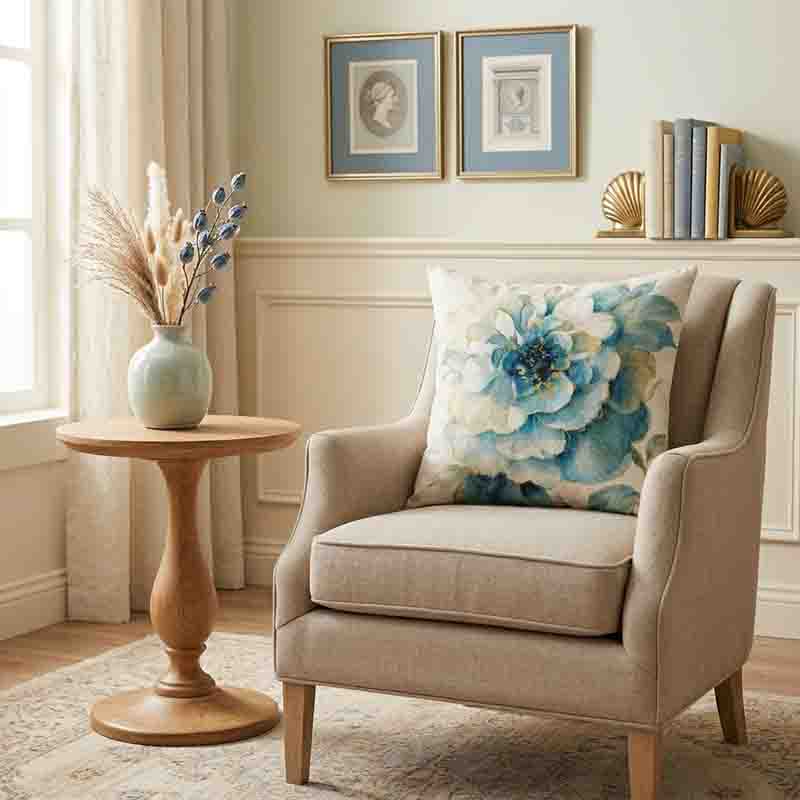 4 Fundas Decorativas Mod. Blue Bird - Imagen 7
