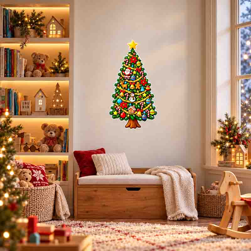 Decoración Vinil Adhesivo Mod. Árbol de Navidad - Imagen 8