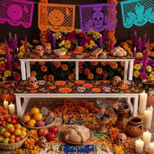 Base Plegable para Ofrenda Día de Muertos Mod. Almas Eternas