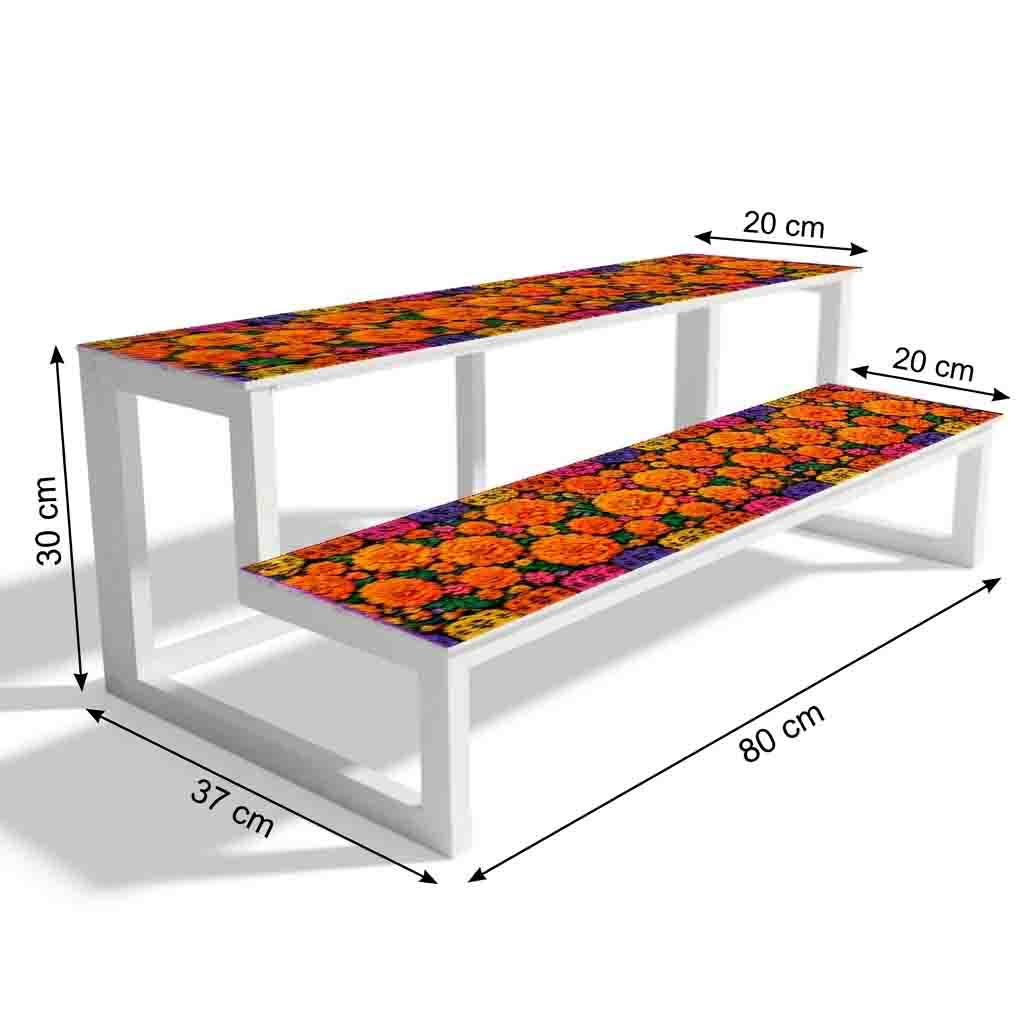 Mesa Plegable para Ofrenda Día de Muertos Mod. Camino de Flores - Imagen 2