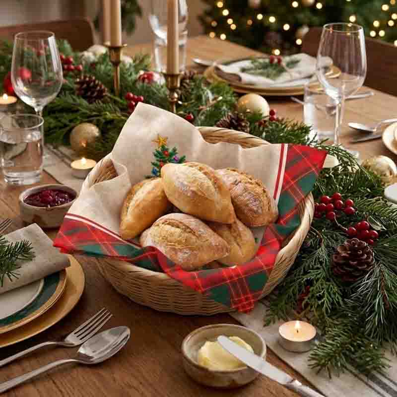 Servilletas de Navidad para Mesa con Diseño de Árbol Navideño Mod. Ilusión Navideña - Imagen 9